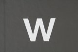 画像: ナンバーステッカー用文字　『W』　【ステッカー】 