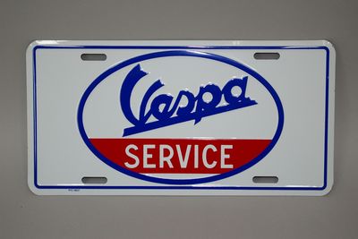 画像1: Vespa SERVICE プレート